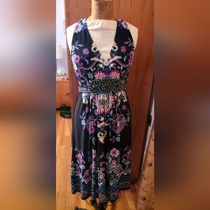 Eci multicolored Sun dress, size 10